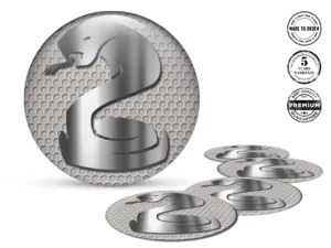 Rim Stickers Car Logo Stylish Resin Emblems